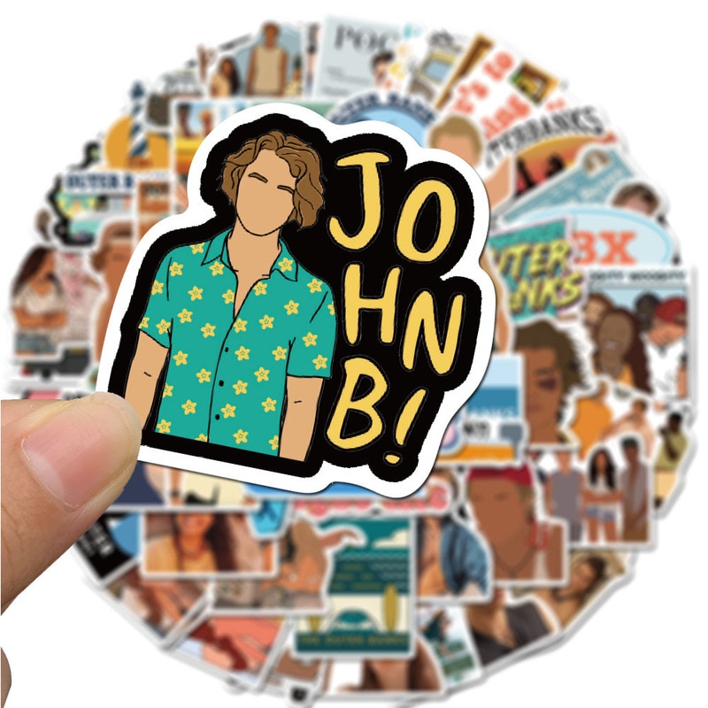 10/50/100pcs Movie Outer Banks Stickers Pack Waterproof PVC Skateboard Guitar Luggage Motorcycle Laptop Graffiti Sticker Kid Toy