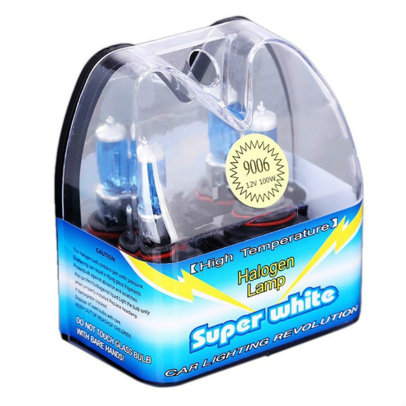 HB4 9006 12V 55W 100W Auto Xenon Halogen Bulbs Car Headlight Bulb Low Beam Fog Light Bulbs 9006 Car Head Light Lamp 5000K White