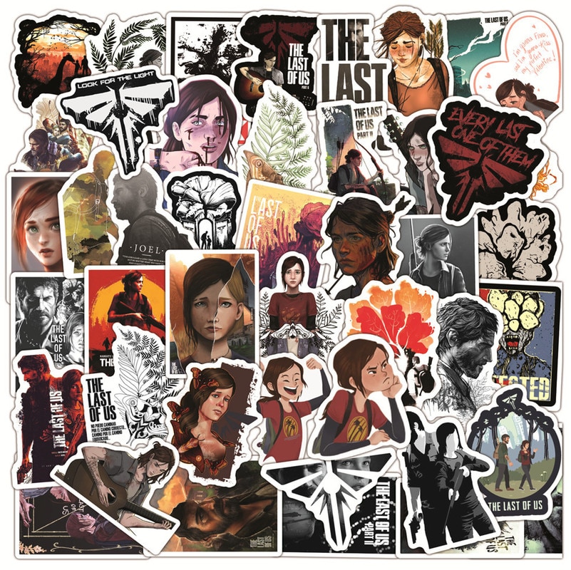 10/50pcs The last of us stickers for Car Styling Bike Motorcycle Phone Laptop Travel Luggage Cool Funny Sticker Bomb
