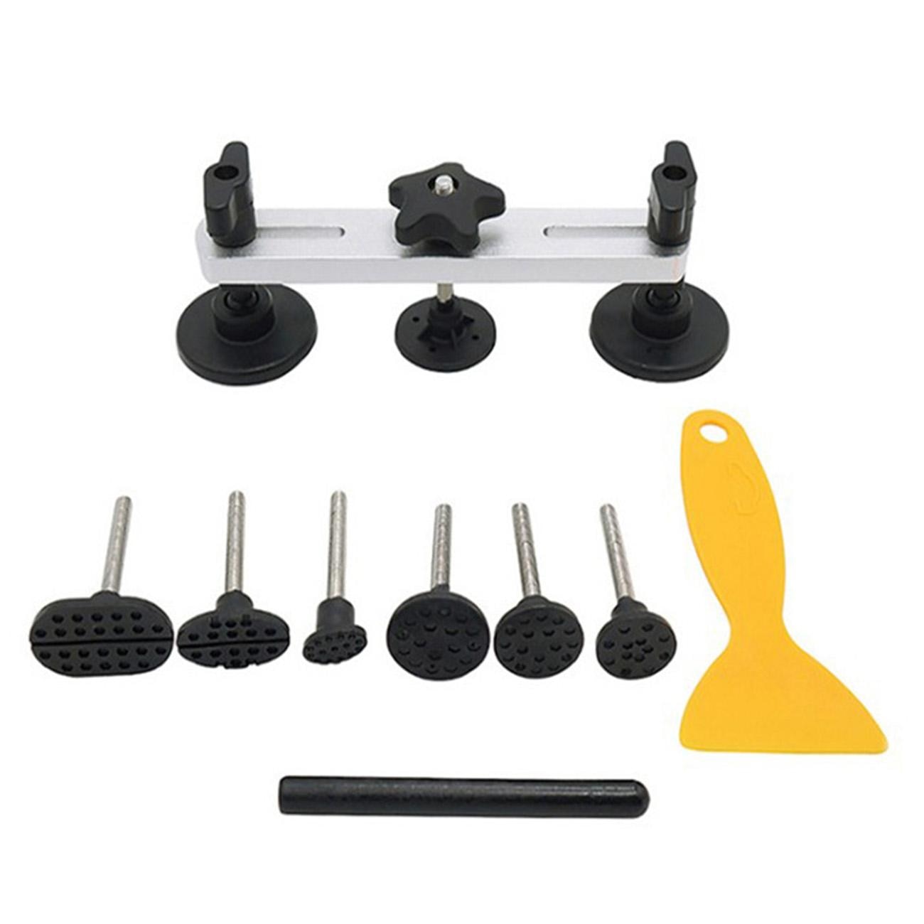 10PCS/set Car Body Paintless Dent Repair Tools Set Universal Bridge Puller Dent Removal Glue Tabs Hand Repair Tools Kit