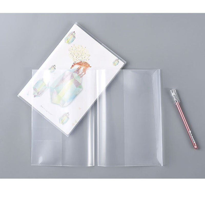 Plastic pvc book cover book cover transparent thick notebook cover student waterproof textbook bag book cover