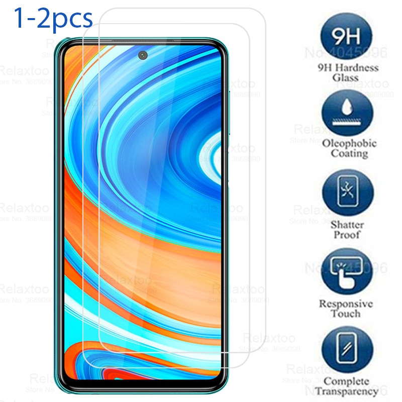 1-2pcs For Xiaomi redmi note 9 Pro Protective glass Screen Protector for xiaomi xiomi Redmi red mi Note9pro not9 Note 9pro glass