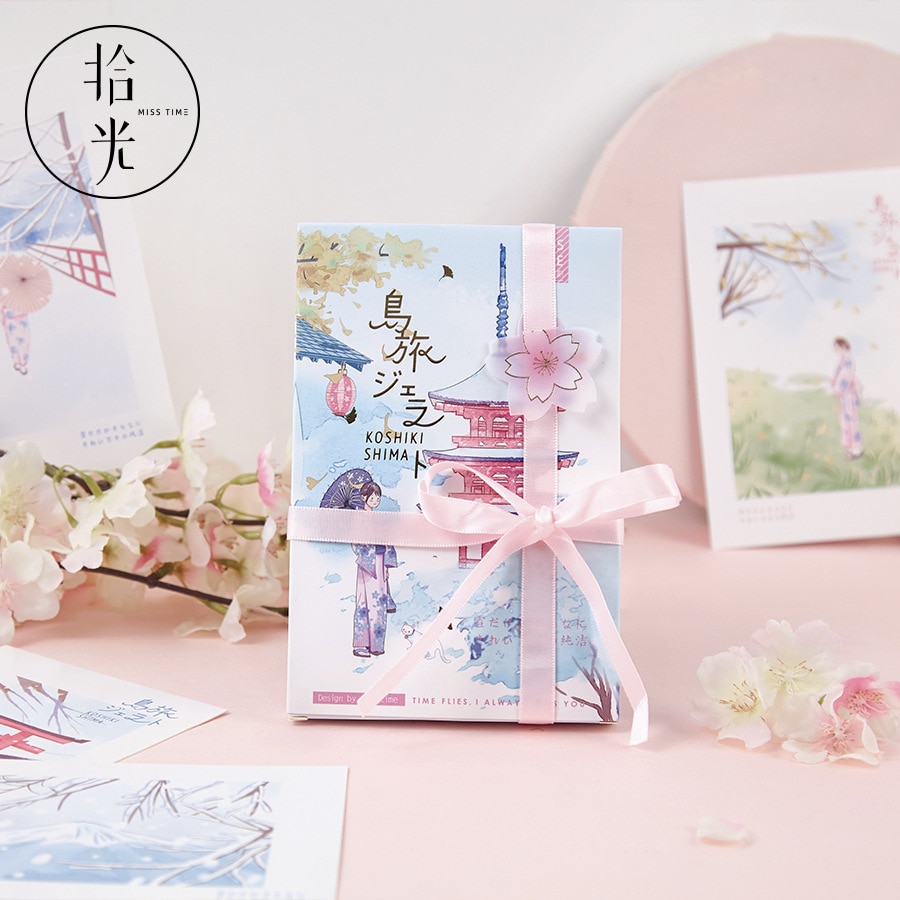 30Sheets/Set Tour of the Island Postcard /Greeting Card/Message Card/Christmas and New Year gifts