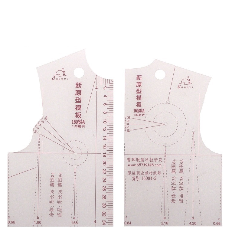New 1:5 Fashion Design Ruler Cloth Design School Student Teching Apparel Drawing Templete Garment Prototype Rulers