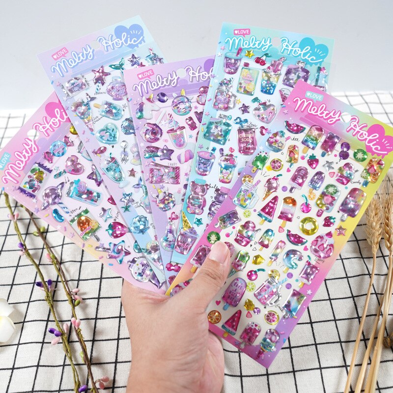1pcs Kawaii Stationery Stickers Unicorn desserts Diary Planner Decorative Mobile Stickers Scrapbooking DIY Craft Stickers