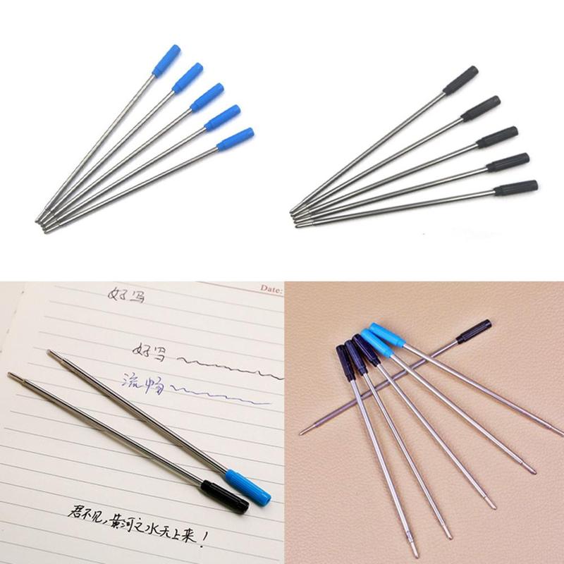 Wholesale Ballpoint Metal Pen Refill 1.0mm Length 11.6cm Replacement Pen Short Refill And Ink Steel Refill Black U3X9