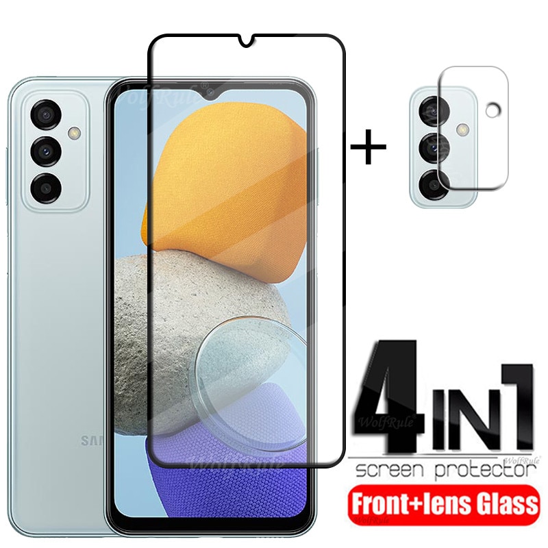 4-in-1 For Samsung Galaxy M23 5G Glass For Samsung M23 5G Tempered Glass Screen Protector For Samsung A13 A12 M33 M23 Lens Glass