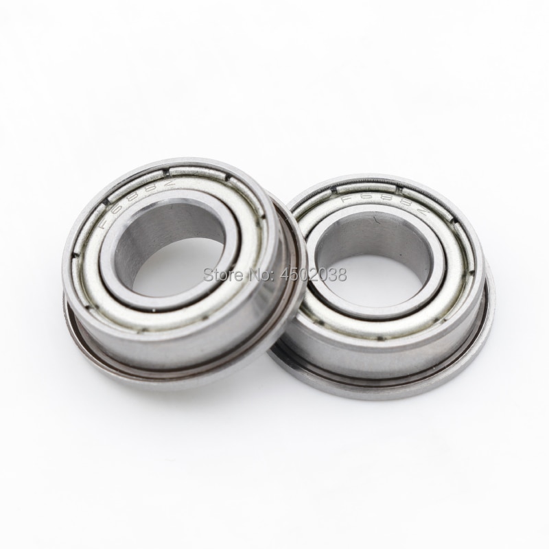 10pcs/lot high quality chrome steel ball bearing F688ZZ flanged ball bearing