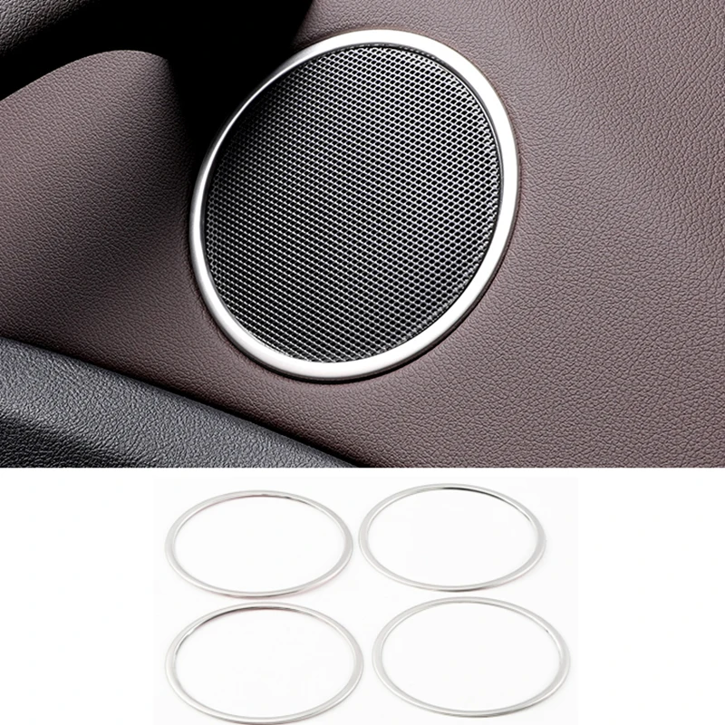 Car Interior Door Audio Sound Speaker Ring Trims Decoration for Bmw X3 G01 X4 G02 2018 2019 2020 2021 2022 2023 Accessories Kit