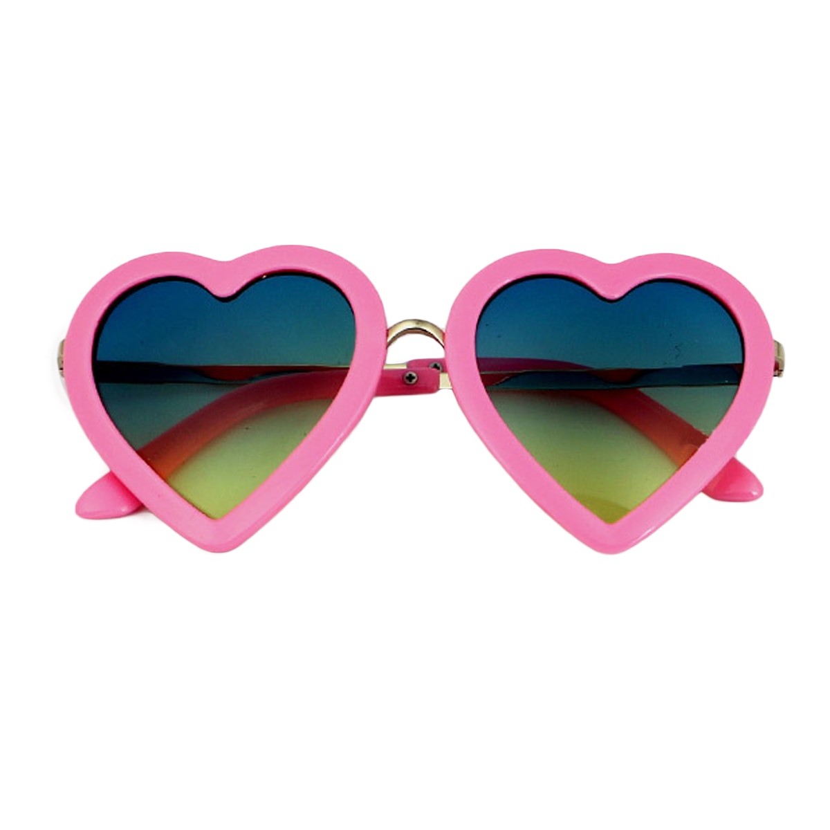 Brand New Children Baby Boys Girls Sunglasses Heart shape Glasses Vintage Unisex Eye Protection Anti-Ultraviolet Glasses