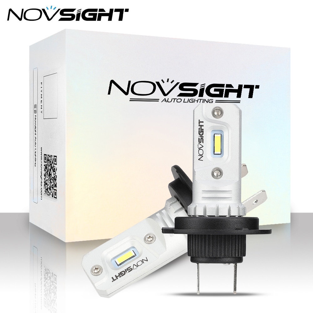 NOVSIGHT Car Fog Lamp 2000Lm H11 H7 Auto LED Car Lights Bulbs H1 H3 9005 9006 Daytime Running Lights 6000K Car Accessories