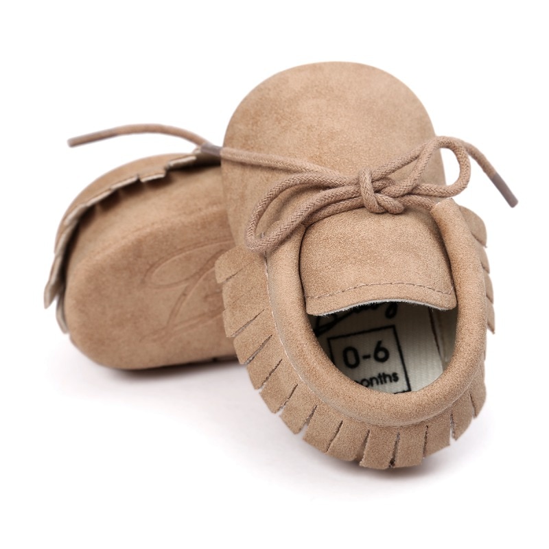 New Baby Shoes PU Leather Girls Shoes for Girls Baby Booties Baby Moccasins Fashion Fringe First Walks 0-18M 10 Colors