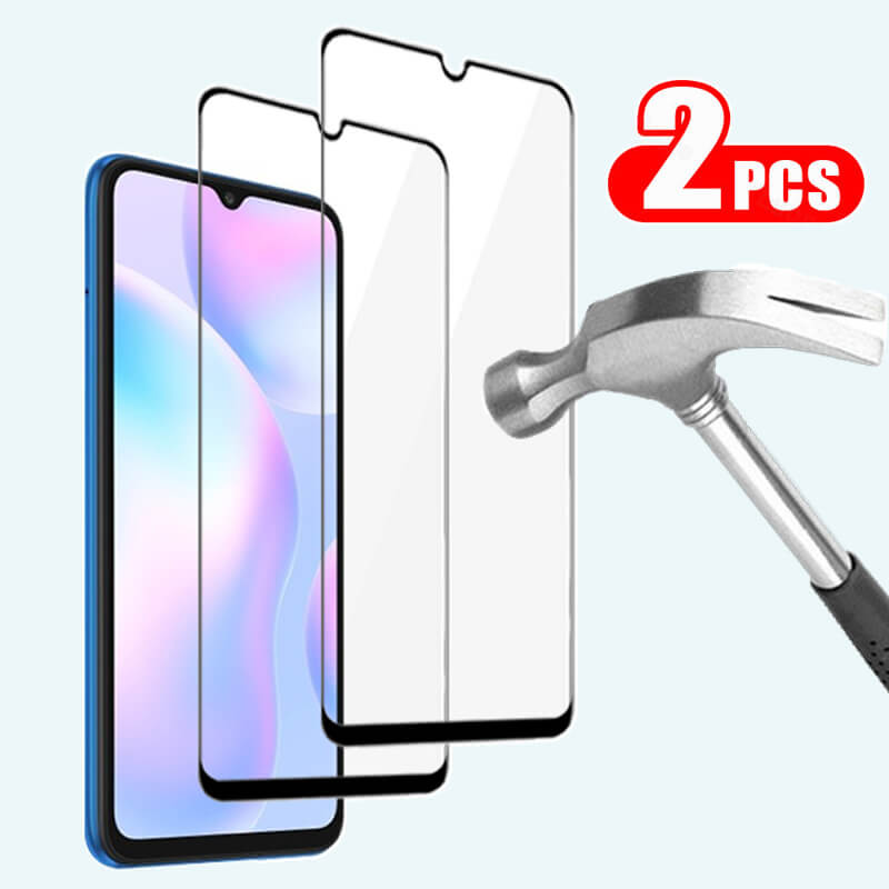 2Pcs Protective Glass For Xiaomi Redmi 9A Screen Protector For Xiomi Redmi 9A 9C 9T Glass On Xaomi Red mi A9 9 A M2006C3LG Armor