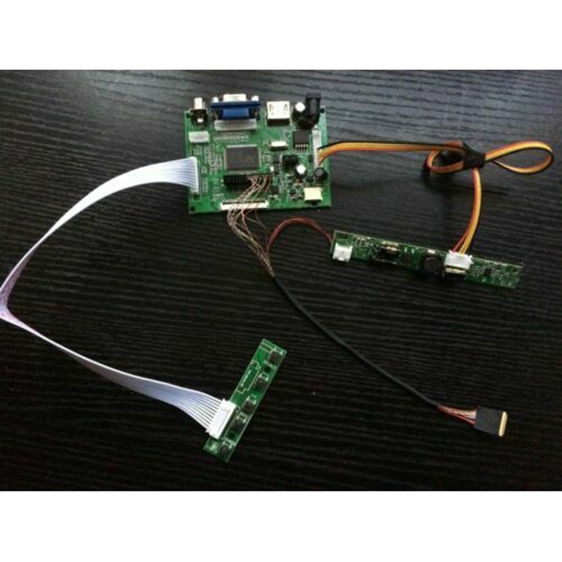 kit Work for LP097X02(SL) 1024x768 LCD Controller Board remote Screen driver panel 30pin LED 2AV HDMI VGA monitor DIY LVDS 9.7&q