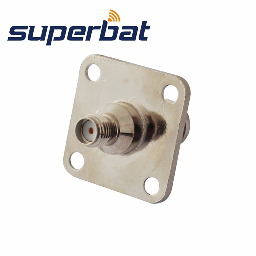 Superbat WiFi Adapter Connector SMA Female to TNC Jack 4 hole Panel Mount Straight Connector
