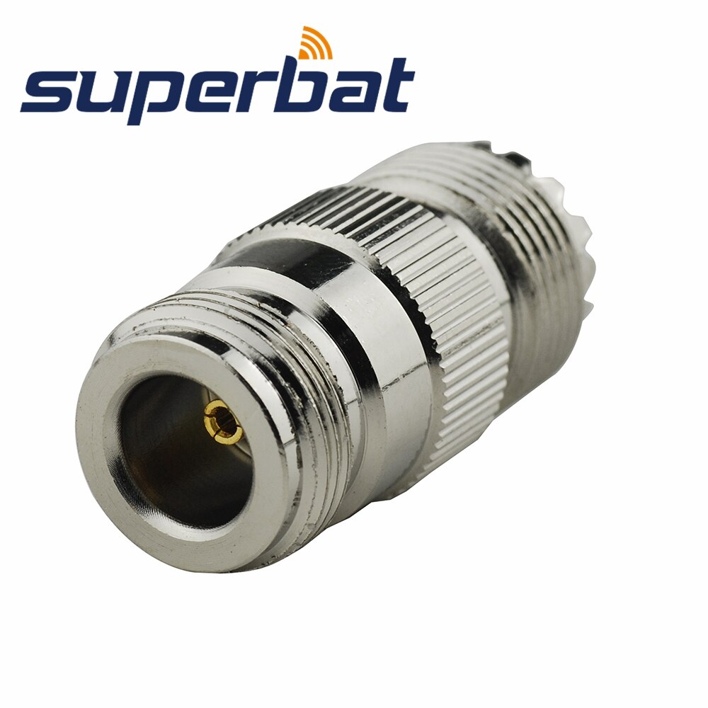 Superbat N-UHF Adapter N Jack to UHF Female Straight RF Coaxial Connectors