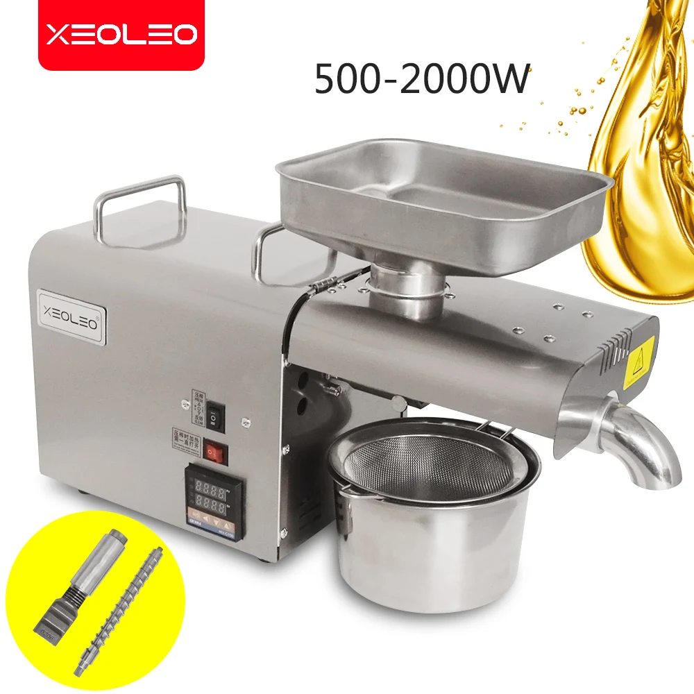 XEOLEO Oil press machine commercial Almond Oil expeller Press Peanut machine