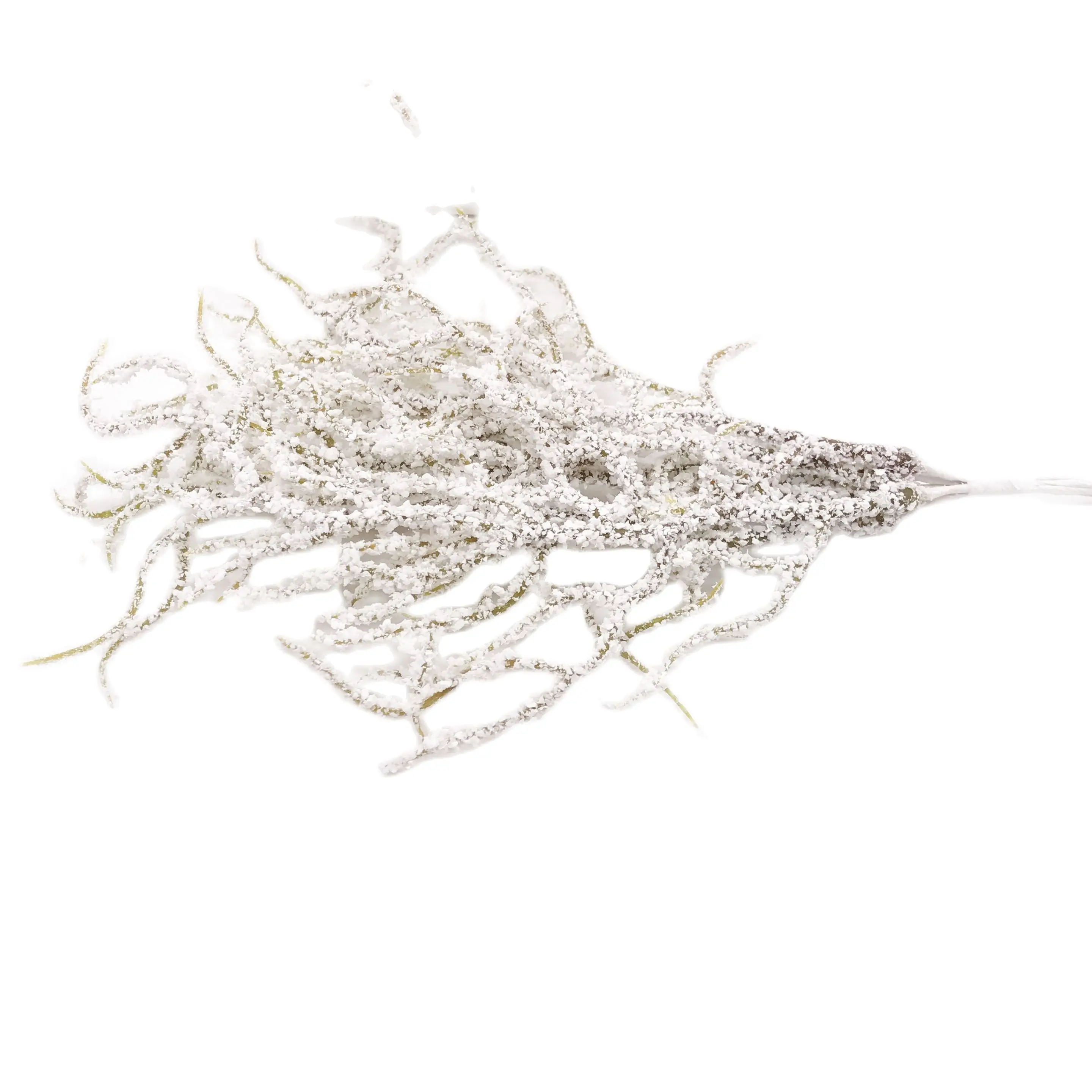 6pcs Artificial white Grass Plant Artificial Flowers for Wedding Christmas Decor DIY scrapbooking