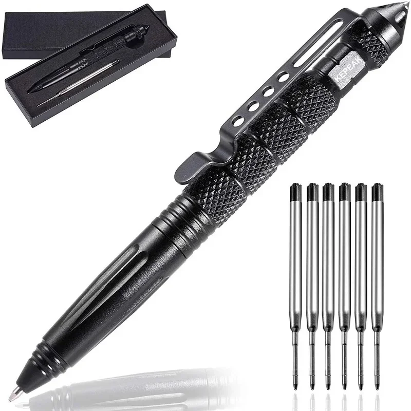 Multifunctional Mini Pocket Anti-skid Signature Outdoor defensa personal Pen Outdoor Sports Camping