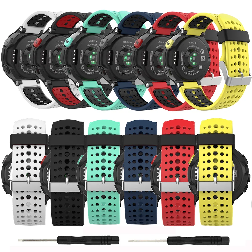 Silicone Band Replacement For Garmin Forerunner 230/235/235Lite/220/620/630/735XT SmartWatch Strap