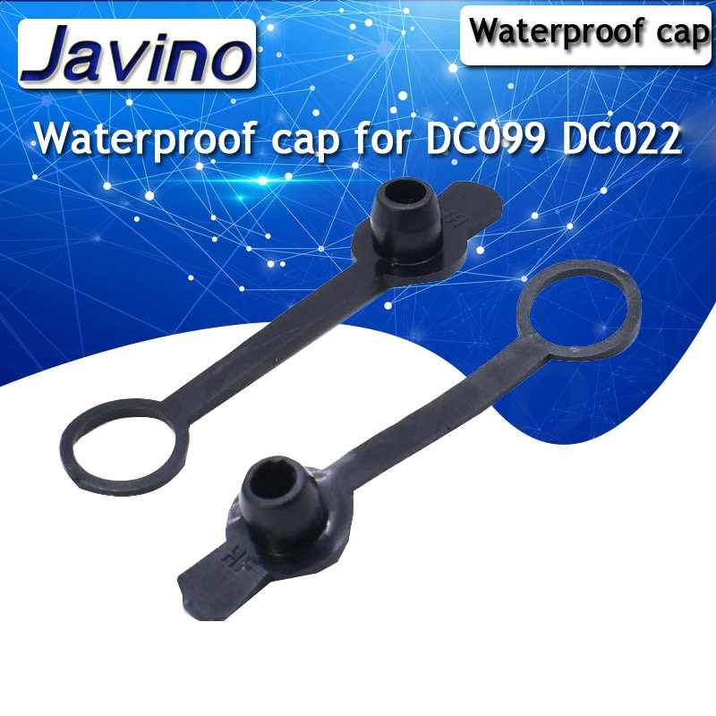 10/50/100Pcs Waterproof cap DC099 5.5 mm x 2.1mm DC Power Jack Socket Female 11MM 5.5*2.1 5.5*2.5MM Waterproof