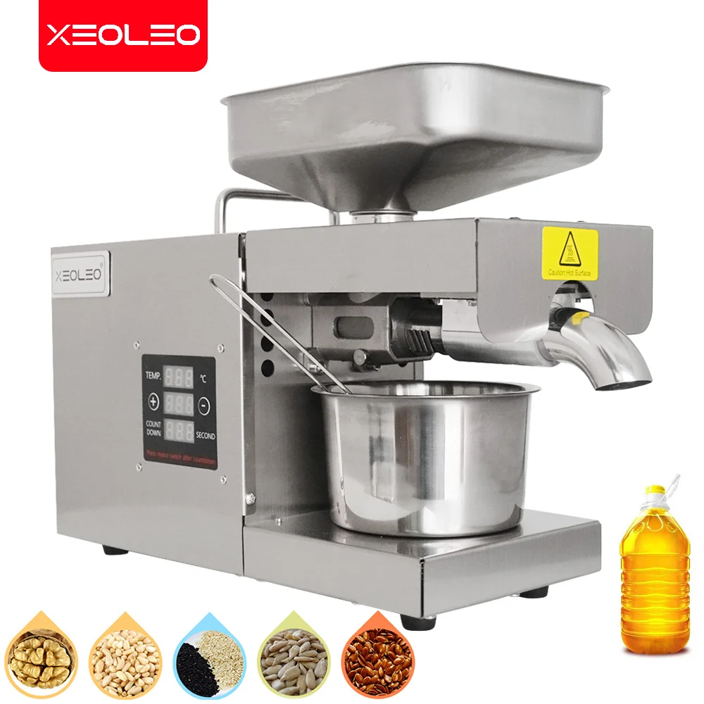 XEOLEO oil press 700W Oil press machine pressing Peanut/Flaxseed/Rapeseed machine For Home Kitchen &