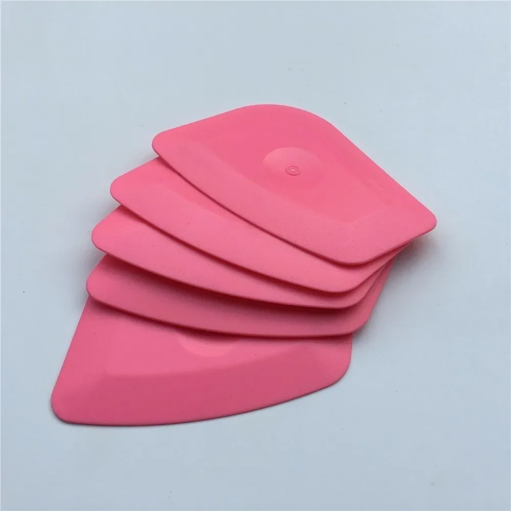 5pcs/Lot Foil Squeegee Vinyl Film Car Wrap Auto Home Office Car Film Sticker Install Cleaning Pink