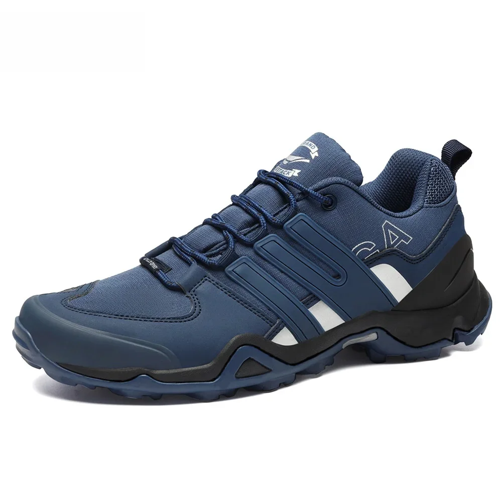 Grand Attack Mens Shoes Soft Shell Waterproof Lightweight Lace Up Outdoors Sneakers Walking Hiking