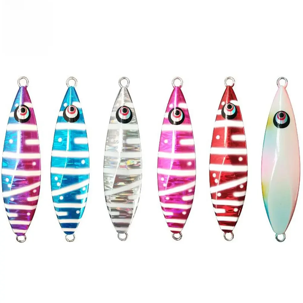 AS Slow Metal Jigging Lure Glow 150g200g260g Fish Falling Jigs Saltwater Fishing Pitch Pesca Angler Hard Bait Tackle