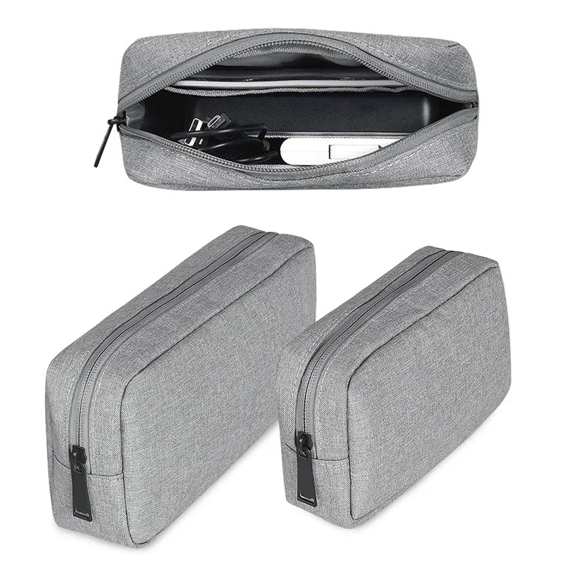 Travel Solid Make Up Bags Carrying Wash Cosmetic Tote Makeup Beauty Cable Organizer Toiletry Kit