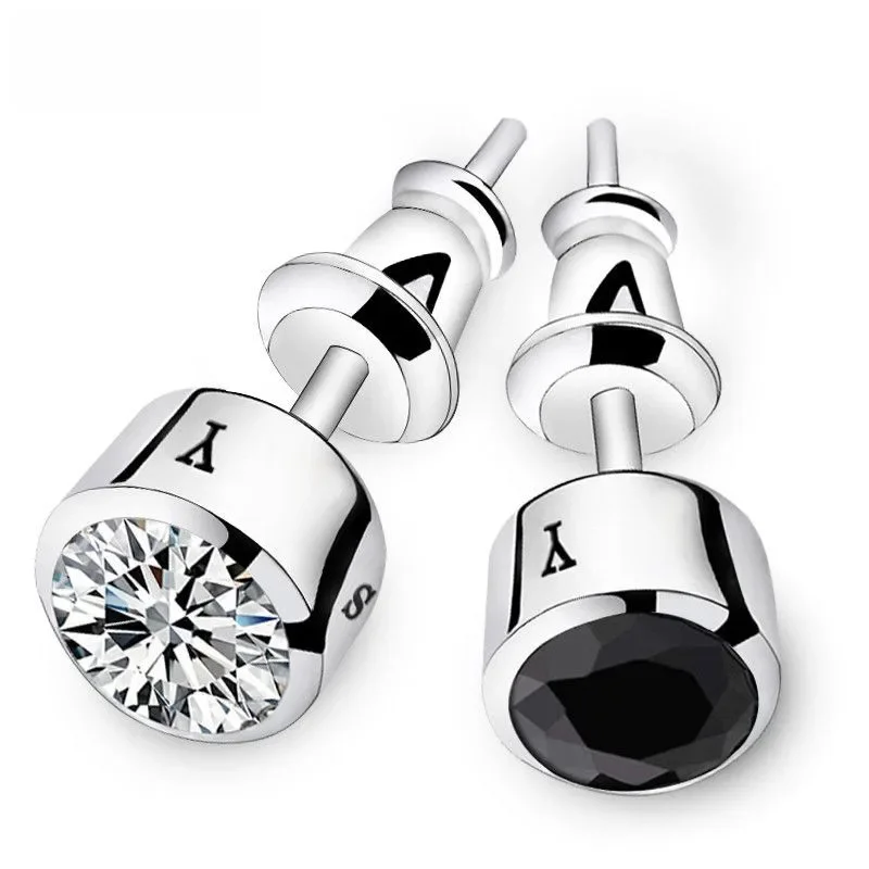 Wukaka Fashion Personality Stud Earring For Boy Men Round 2024 Men Jewelry For Drop Shipping