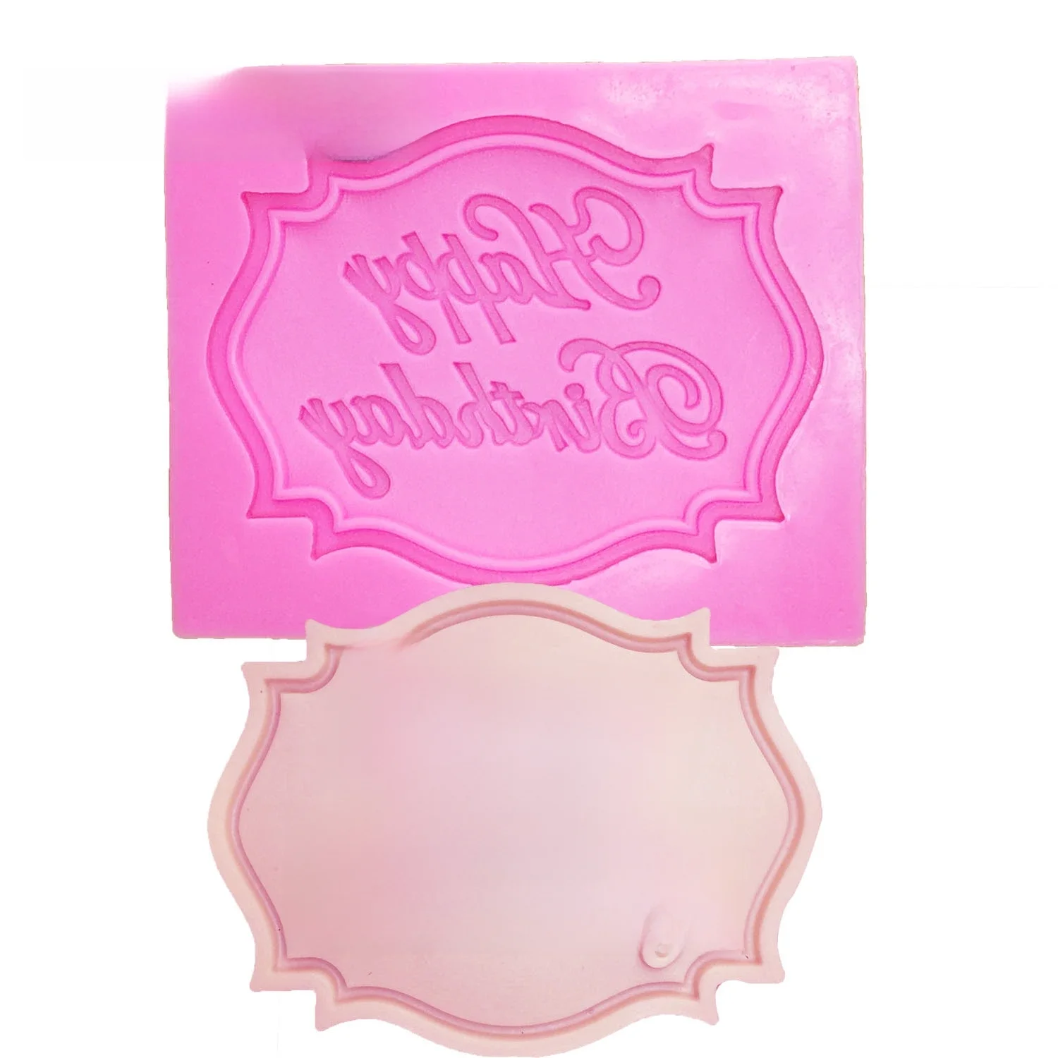 M0070 Happy Birthday Letter form silicone mold chocolate fondant cake decoration Tools cupcake mould