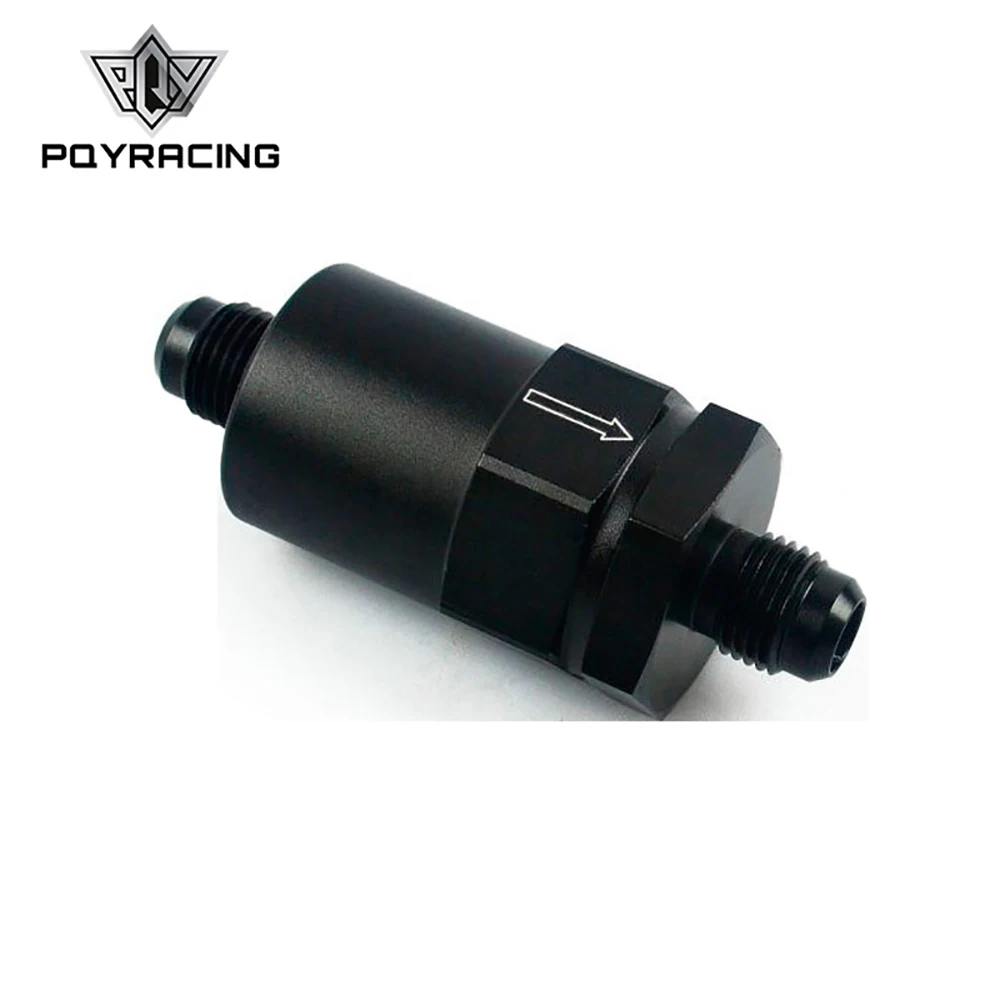 PQY - AN -6 (AN6) Black Anodised Billet Fuel Filter 30 Micron PQY-SLF0209-06