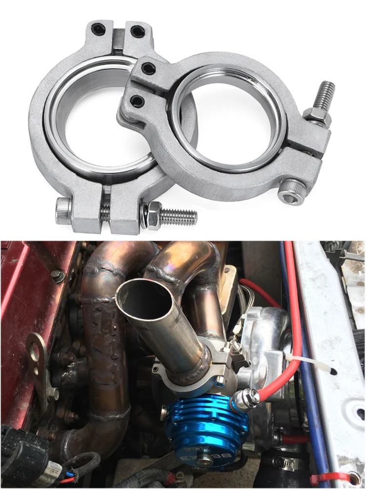 V Band Flange/Clamp Set For MVS 38mm Wastegate V-band Kit PQY5831FC