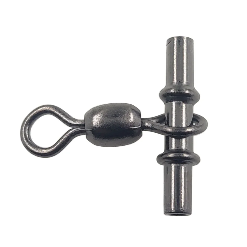 20/100pcs/lot Swivel Sleeves 3-way Fishing Swivels Crane Swivel Cross Line Fishing Connetor