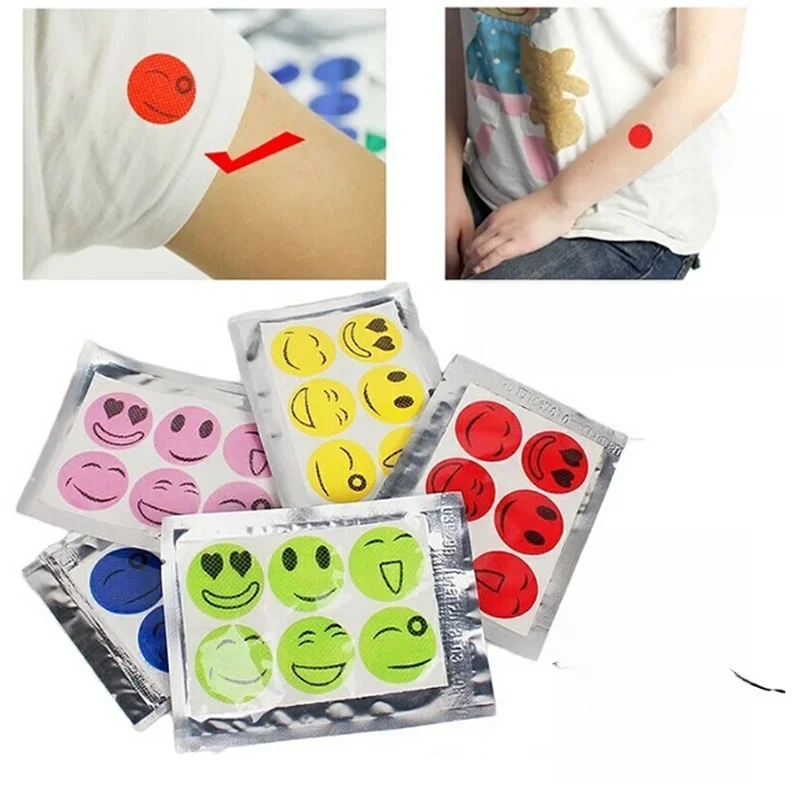 6Pcs/ 1Pack Children Adult Repellent Stickers Mosquito Natural Non Toxic Pure Essential Camping