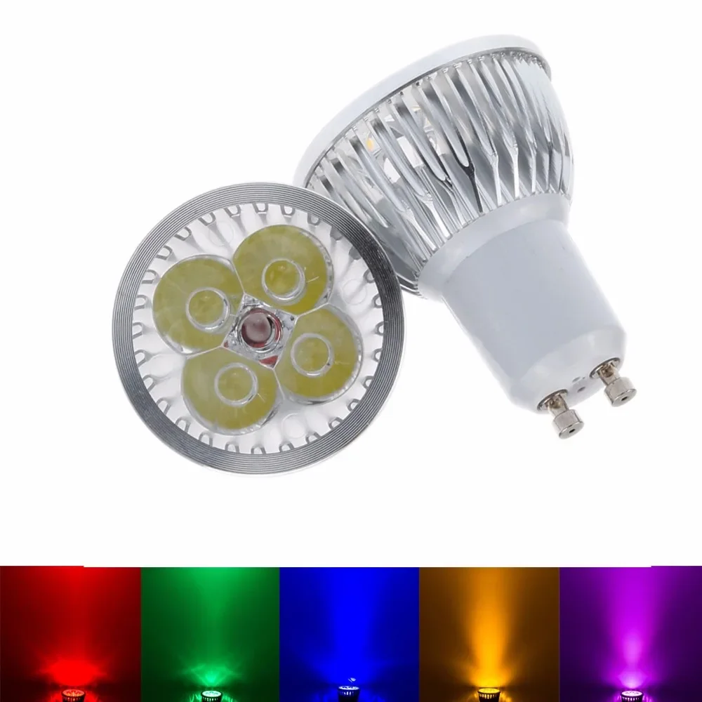 Bright 9W 12W 15W GU10 MR16 LED Bulbs Light 12V 110V 220V Dimmable GU10 Led Spotlights Red Green