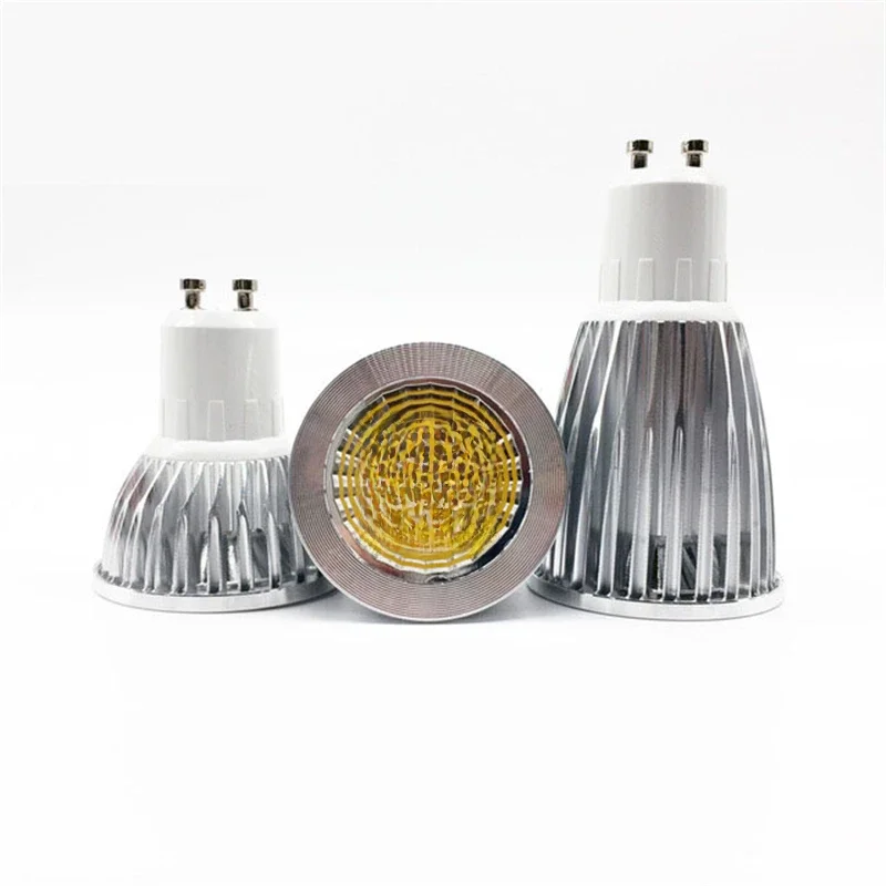 Super Bright GU 10 Bulbs Light Dimmable Led Warm/Cool White 85-265V 9W 12W 15W 18W GU10 COB LED lamp