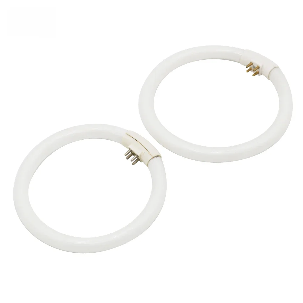 T4 Annular Tubes Fluorescent 10W 12W Tri-phosphor Light AC 220V Magnifying Glass Circular Bulb G10q Fluorescent Ring Lamp Tube