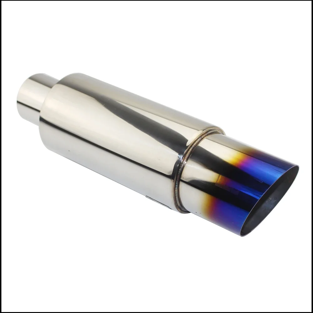 Car motorbike Exhaust systems Muffler Tip Universal Stainless steel ID 51MM 57MM 63MM outlet 89mm