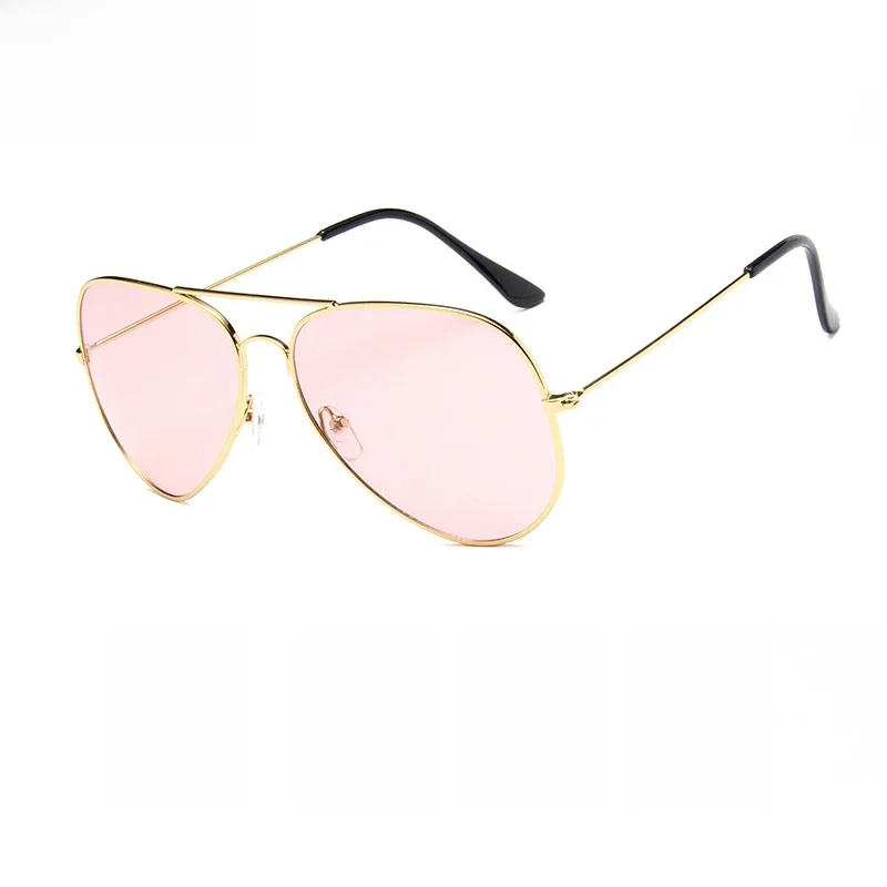 Psacss New Classic Pilot Sunglasses For Women Men Vintage Metal Frame Ocean Lens Women's Brand
