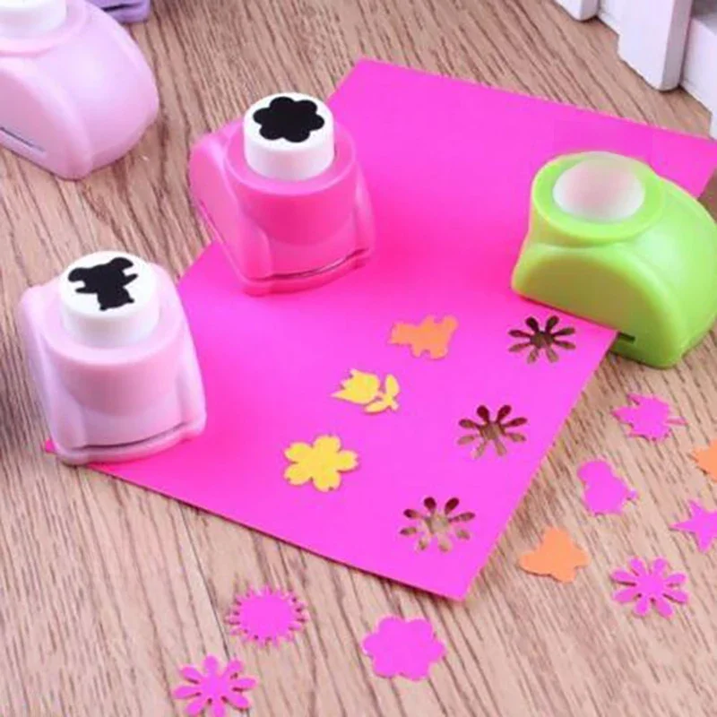 1 PCS Kid Child Mini Printing Paper Hand Shaper Scrapbook Tags Cards Craft DIY Punch Cutter Tool 16