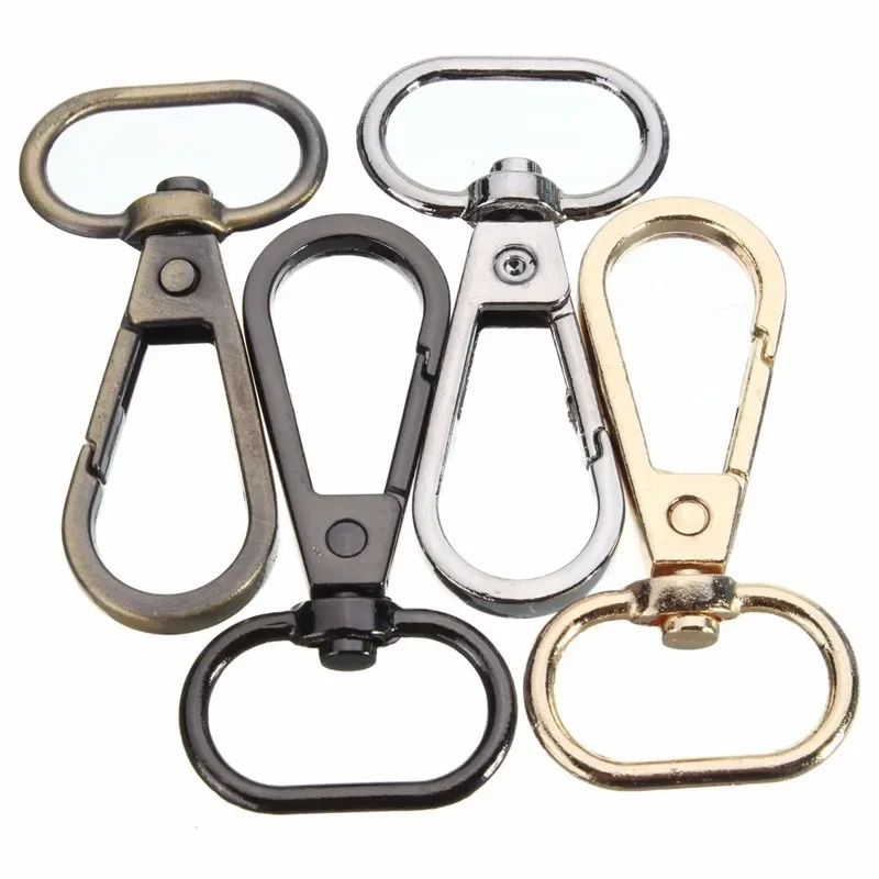 5Pcs 48mm 4 Color Bag Clasps Lobster Swivel Trigger Clips Snap Hook For 20mm Strapping For DIY