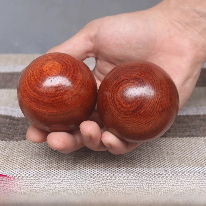 Wooden Health Meditation Balls Birthday present hand finger Exercise Stress Relief Baoding