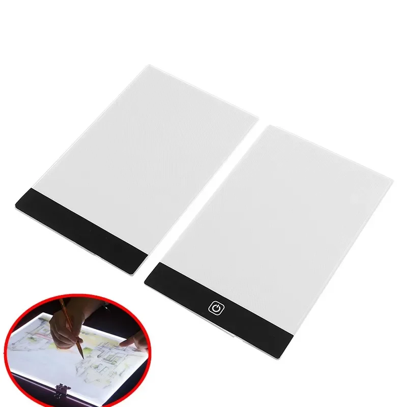 1pc LED Diamond Painting Light Pad Lightpad Board Diamond Painting Accessories Tool Kits A5 Drawing Graphic Tablet Box