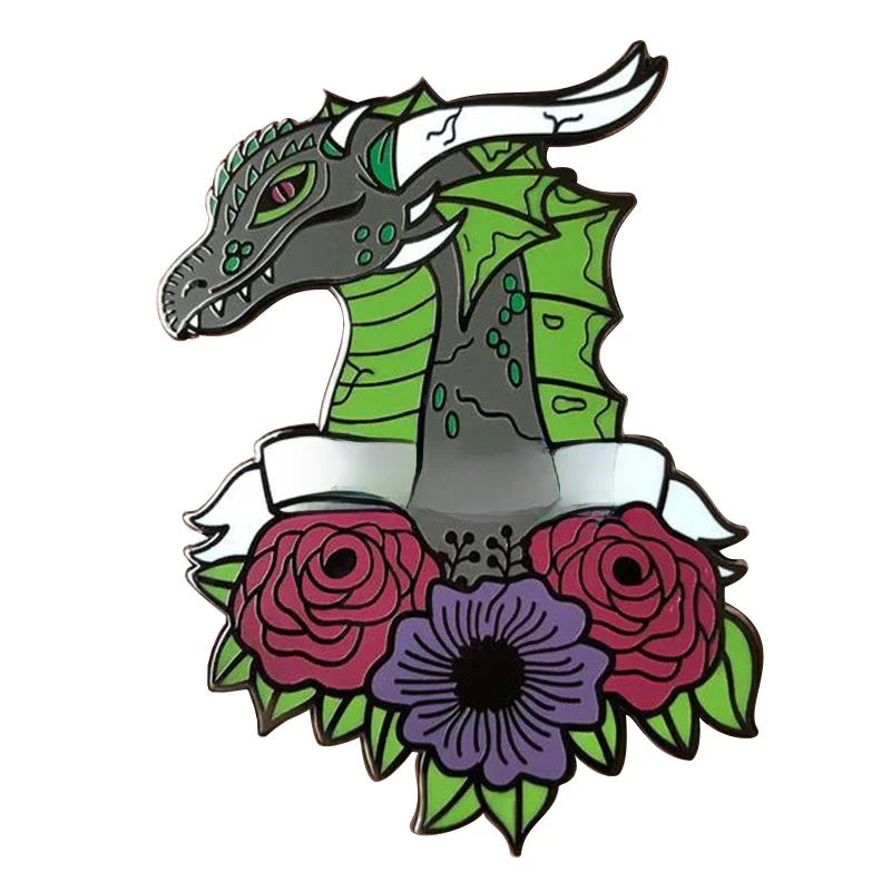 Abraxos Throne of Glass Enamel Pin, Bookish Enamel Lapel Pins