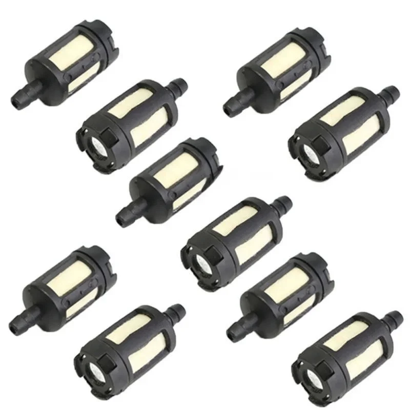 10 Pieces General Fuel Filter for Garden Machinery Brush Cutter Grass Trimmer Chainsaw