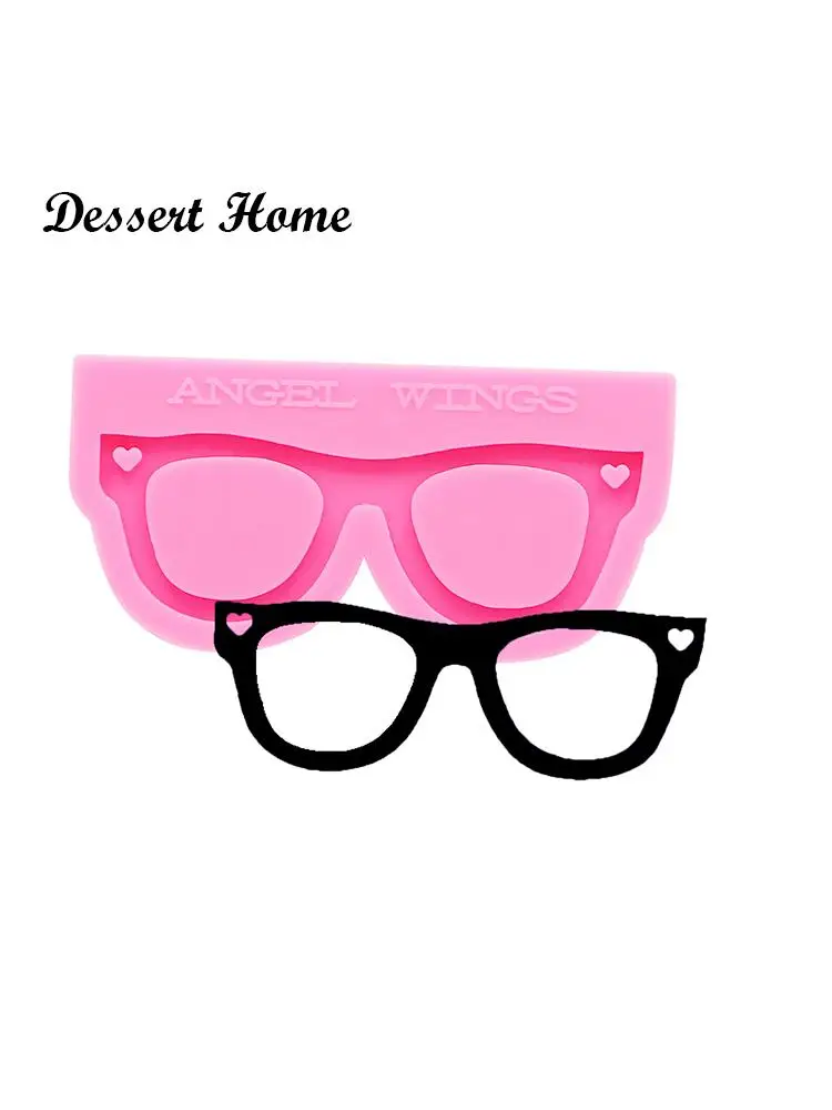 DY0157 UV Resin Silicone glasses Mold Epoxy Resin Molds For DIY Keychain Jewelry Making Tools