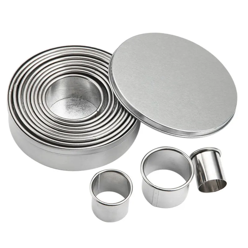 Round Cake Mold Mousse Circle Ring Kitchen Accessories Tools Pizza Baking Cooking  304 Stainless