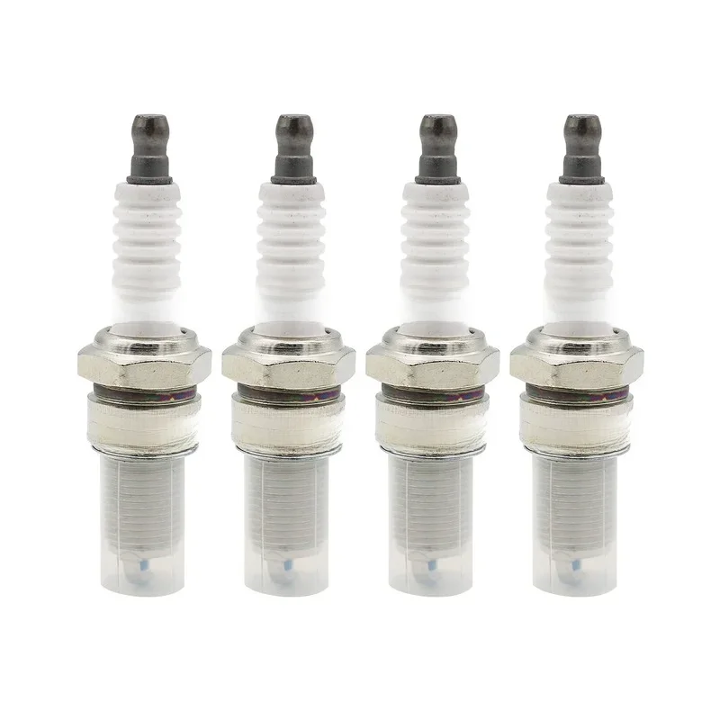 4 Pcs Spark Plugs F7TC for Machinery 4 Stroke Engine GX120 GX160 GX200 GX240 GX270 GX340 GX390